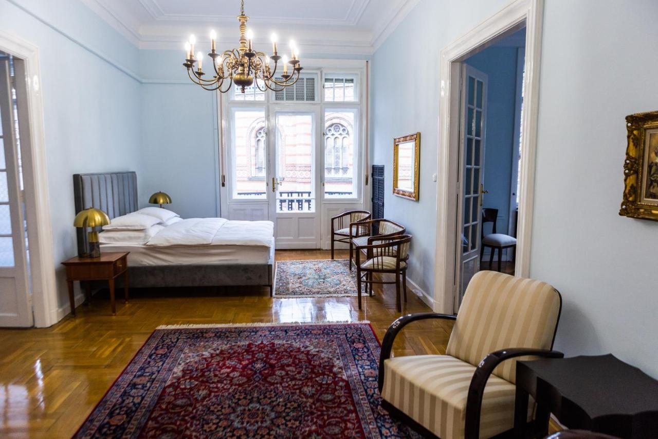 Luxury Downtown 3 Bedroom Apartment By Synagoge With Beautiful View Будапеща Екстериор снимка