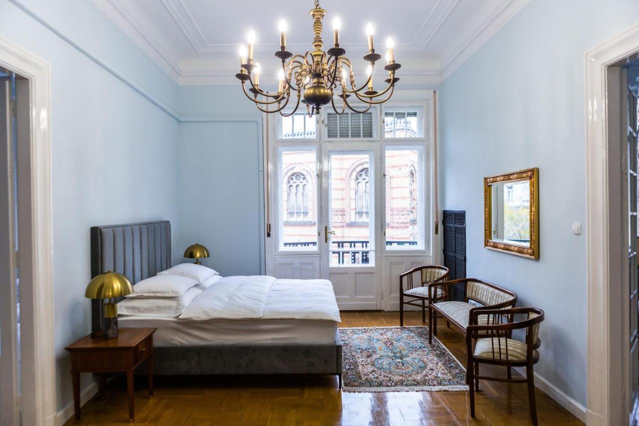 Luxury Downtown 3 Bedroom Apartment By Synagoge With Beautiful View Будапеща Екстериор снимка